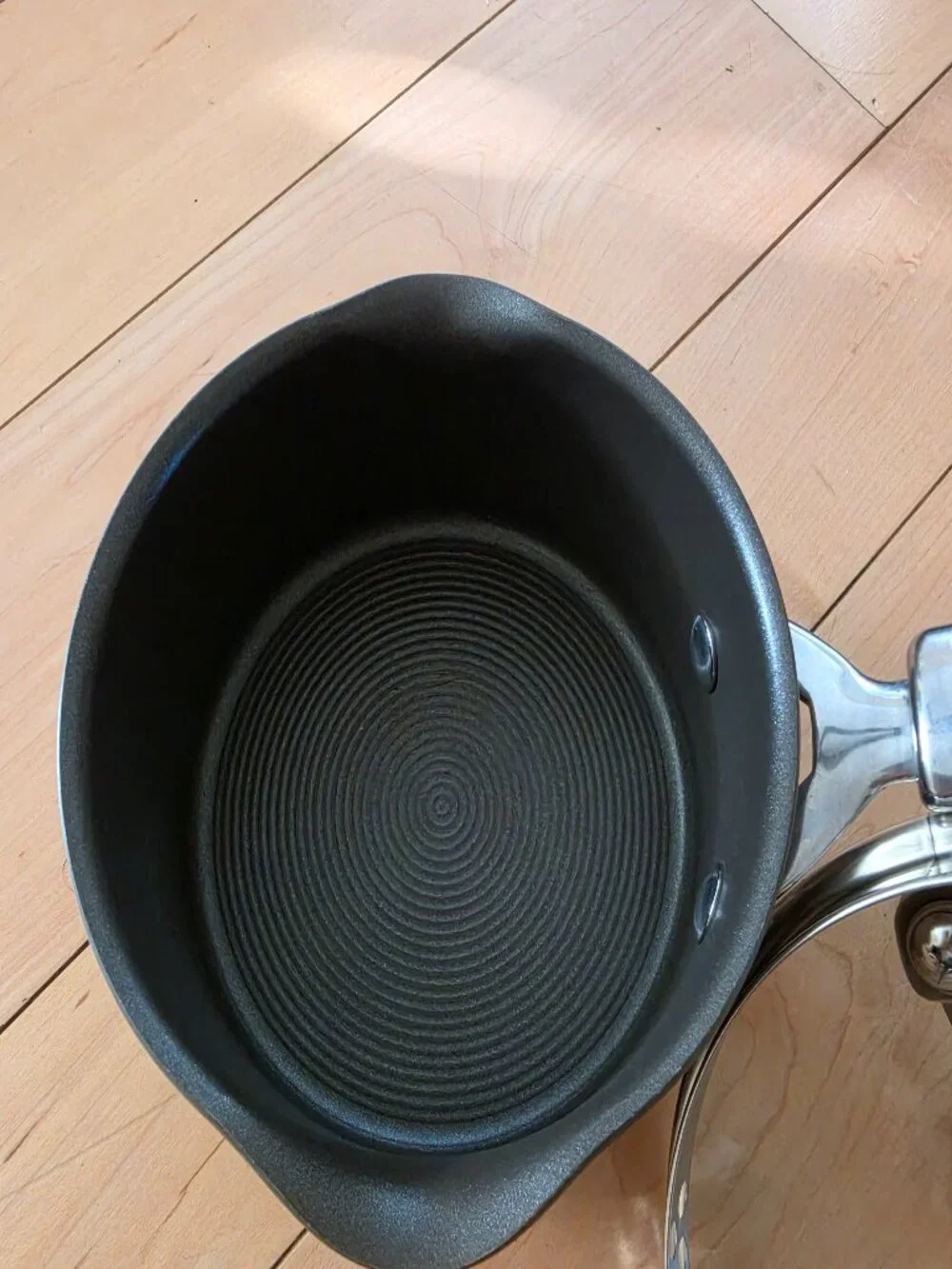 Circulon Premier Professional 1QT/0.9L Saucepan + Dual Strain Lid Hard Anodized